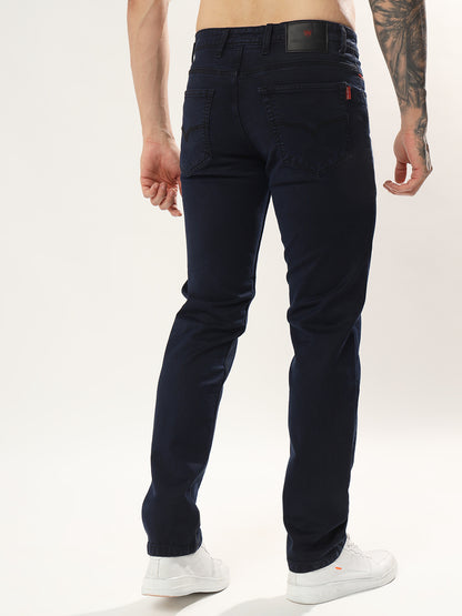 Mens 5 Pocket Midrise Comfort Fit Strech Jeans