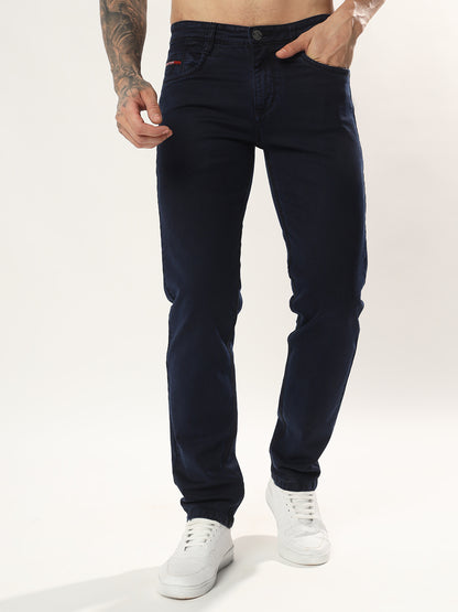 Mens 5 Pocket Midrise Comfort Fit Strech Jeans