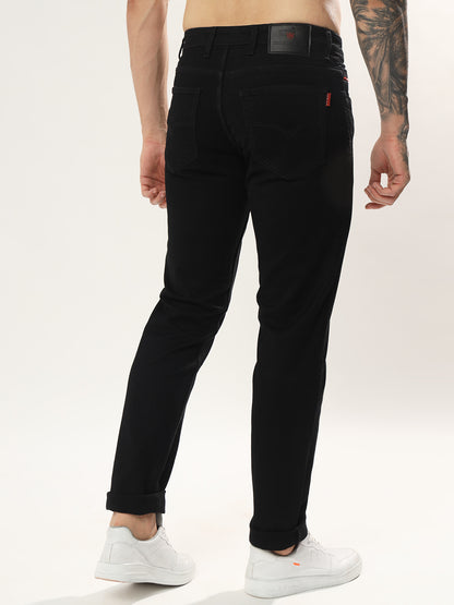 Mens 5 Pocket Midrise Comfort Fit Strech Jeans