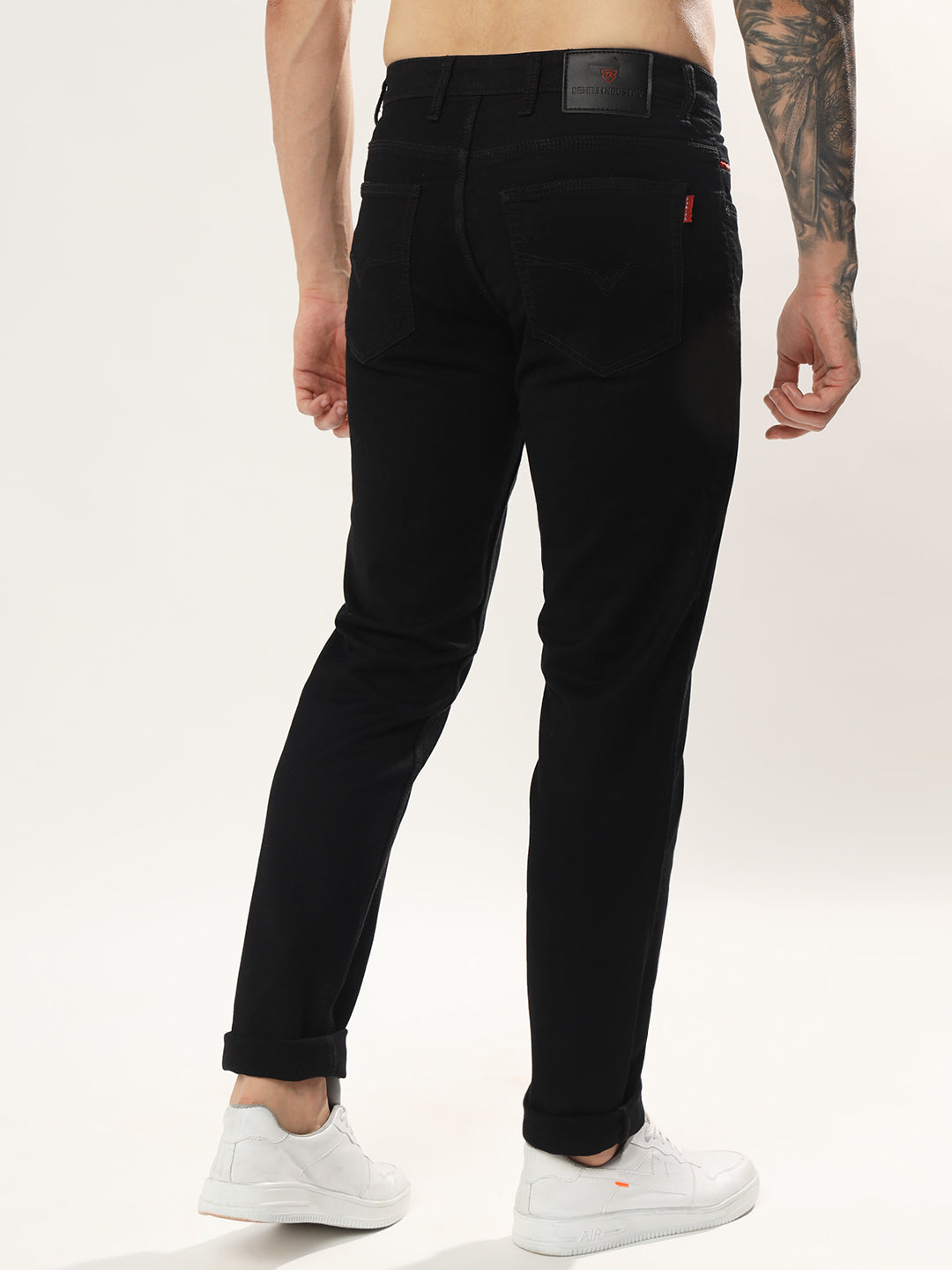 Mens 5 Pocket Midrise Comfort Fit Strech Jeans