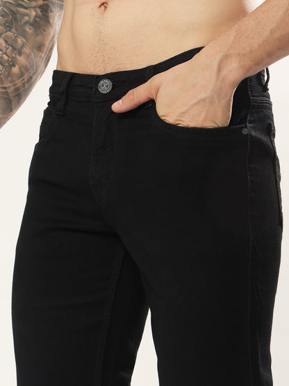 Mens 5 Pocket Midrise Comfort Fit Strech Jeans