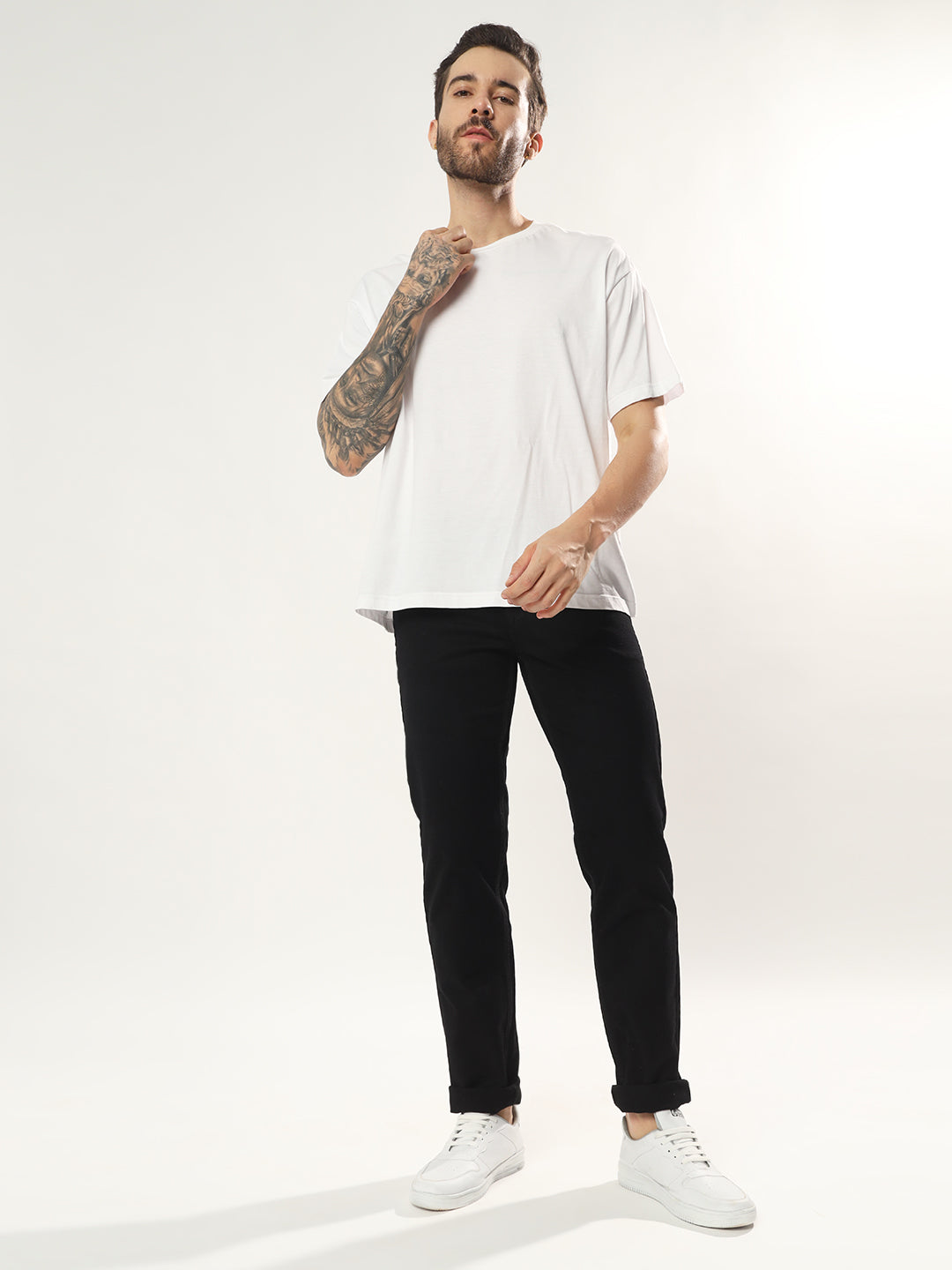 Mens 5 Pocket Midrise Comfort Fit Strech Jeans
