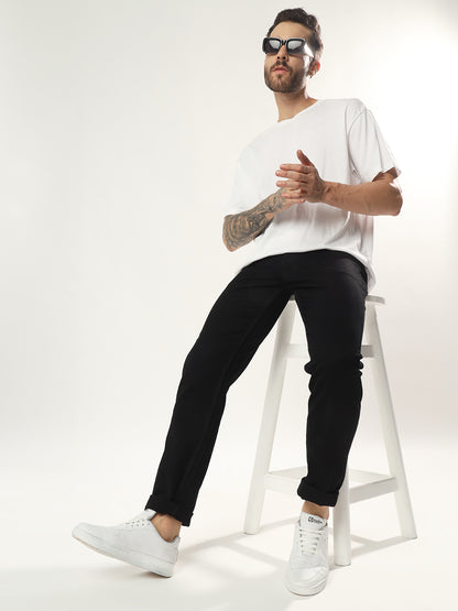 Mens 5 Pocket Midrise Comfort Fit Strech Jeans