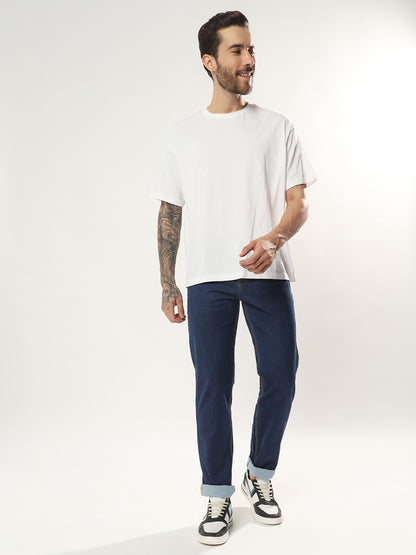 Mens 5 Pocket Midrise Comfort Fit Strech Jeans