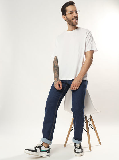 Mens 5 Pocket Midrise Comfort Fit Strech Jeans