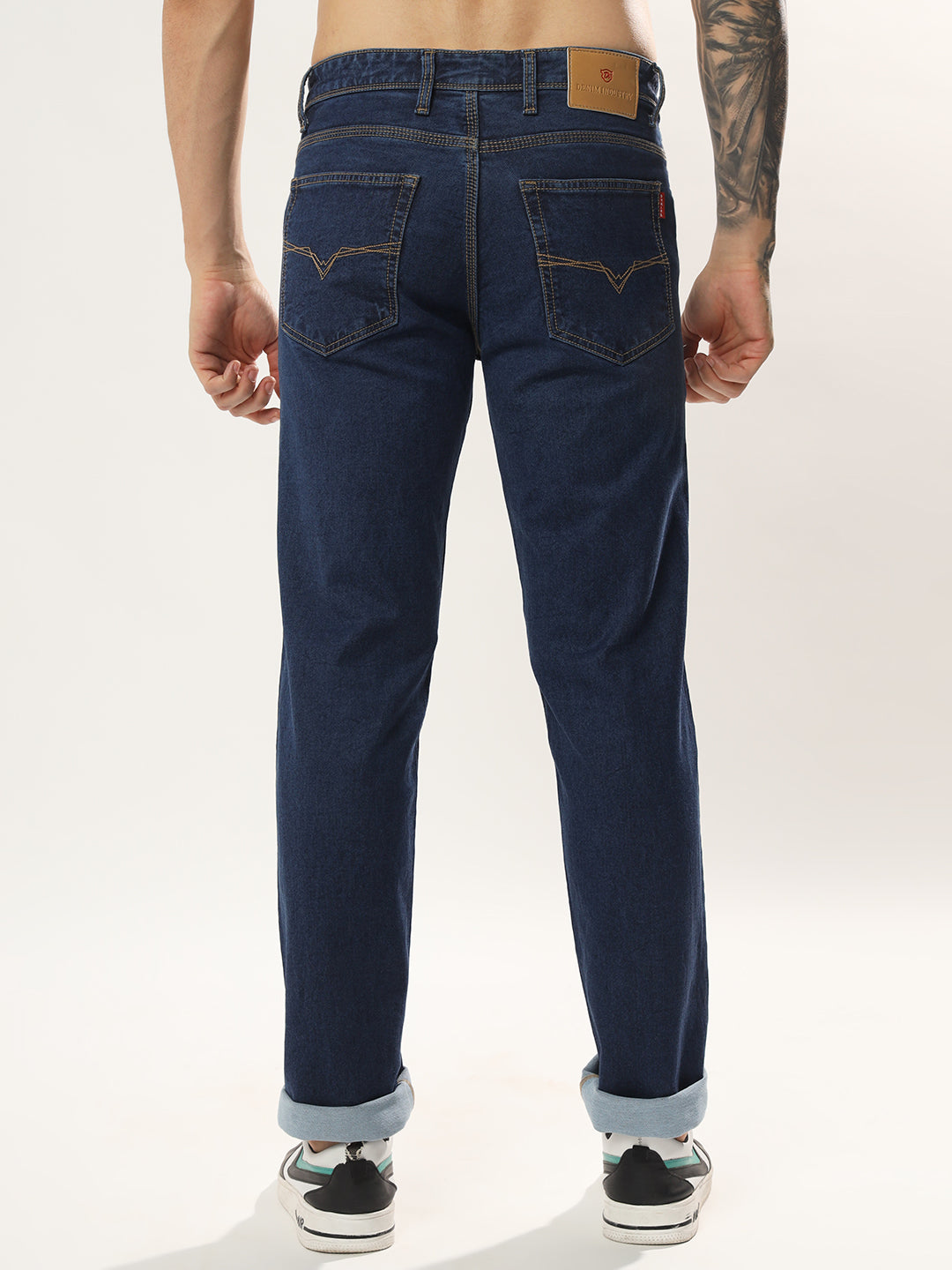 Mens 5 Pocket Midrise Comfort Fit Strech Jeans