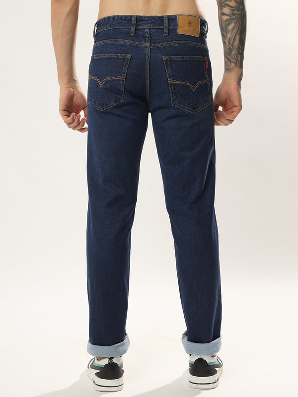 Mens 5 Pocket Midrise Comfort Fit Strech Jeans