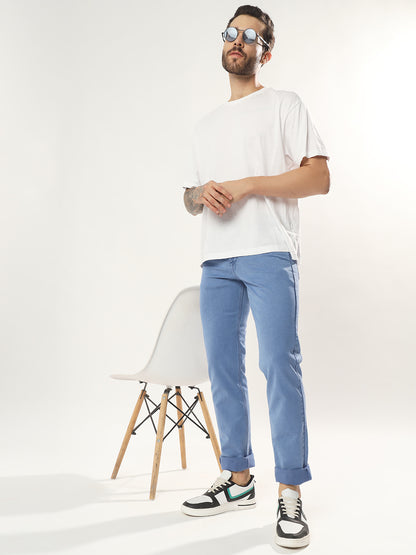 Mens 5 Pocket Midrise Comfort Fit Strech Jeans