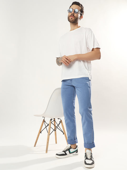Mens 5 Pocket Midrise Comfort Fit Strech Jeans