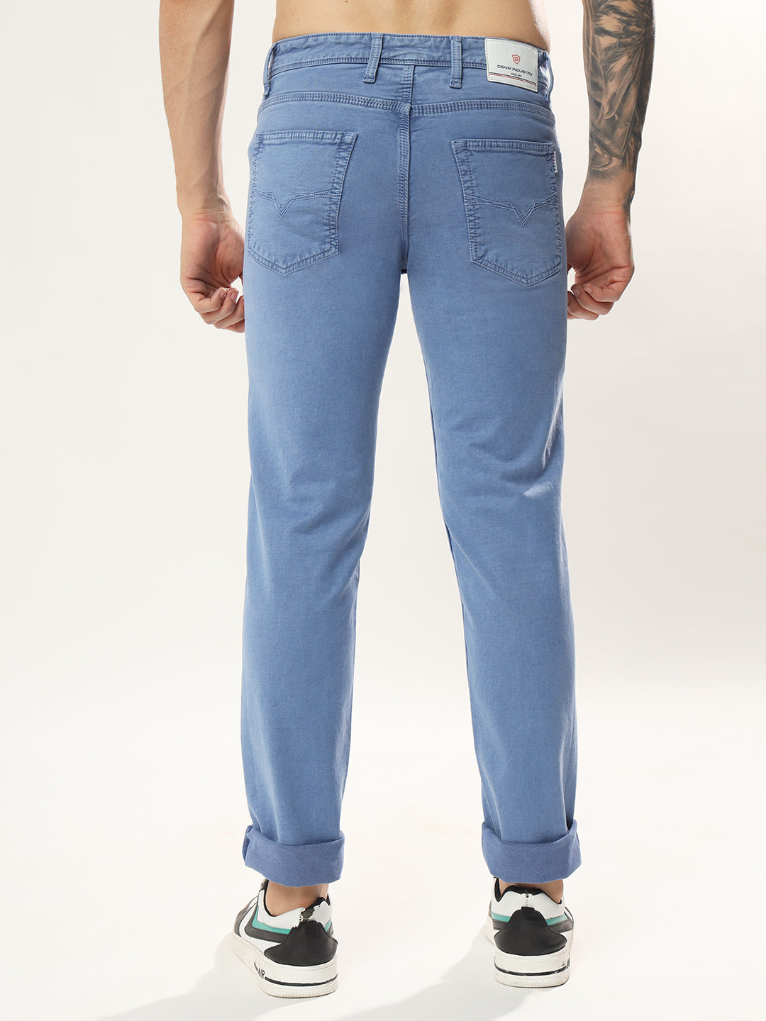 Mens 5 Pocket Midrise Comfort Fit Strech Jeans