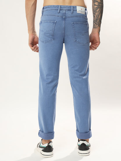 Mens 5 Pocket Midrise Comfort Fit Strech Jeans