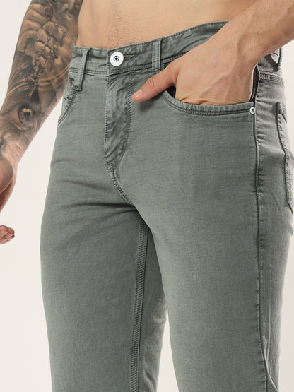 Mens 5 Pocket Midrise Comfort Fit Strech Jeans