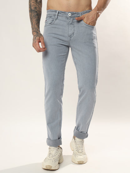 Mens 5 Pocket Midrise Comfort Fit Strech Jeans