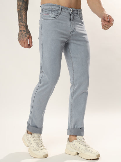 Mens 5 Pocket Midrise Comfort Fit Strech Jeans