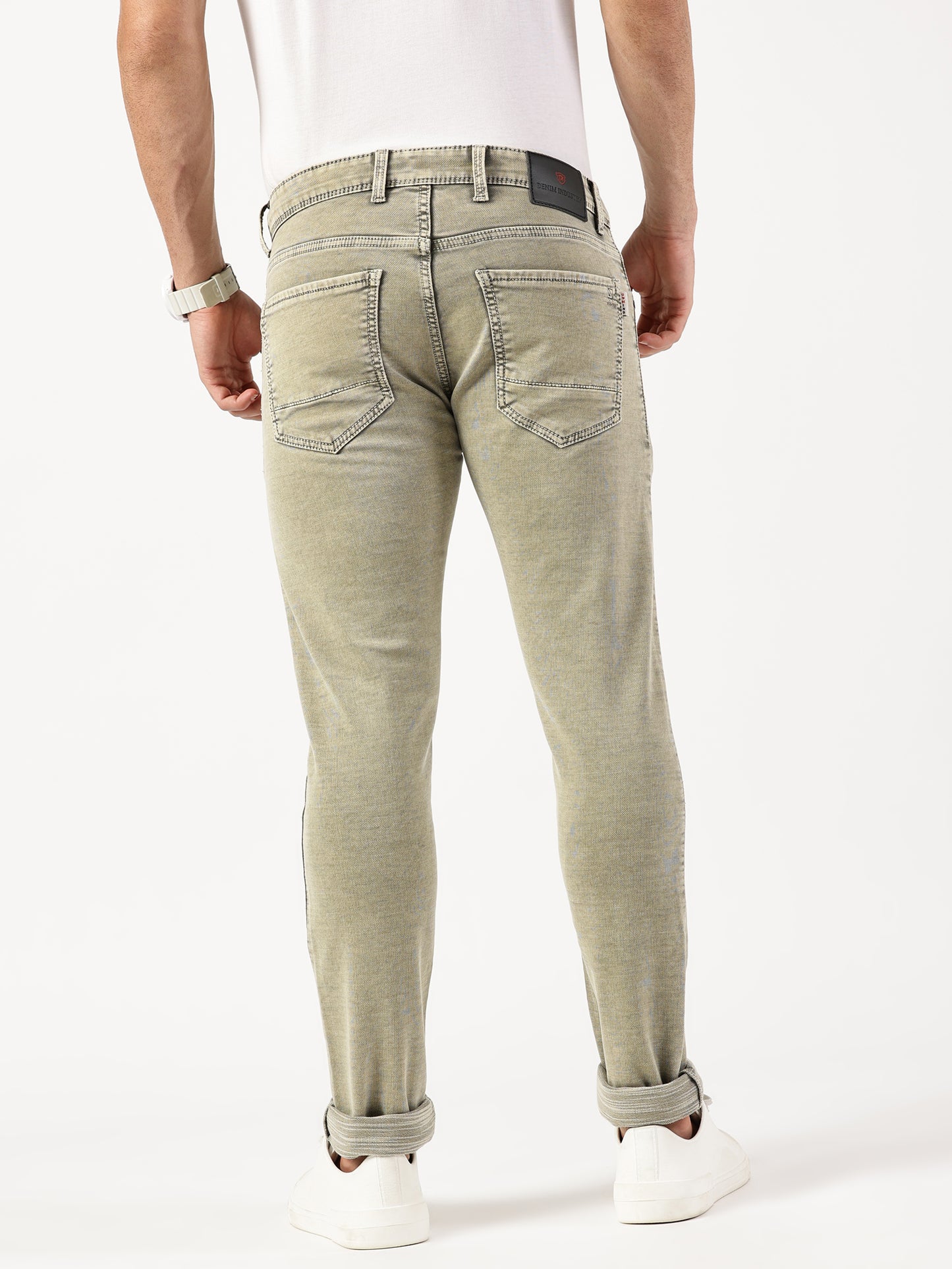 Classic Khakhi Narrow Fit Men's Jeans