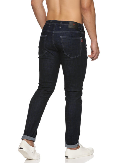 Mens 5 Pocket Midrise Narrow Fit Strech Jeans