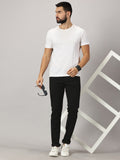 Mens 5 Pocket Midrise Narrow Fit Strech Jeans