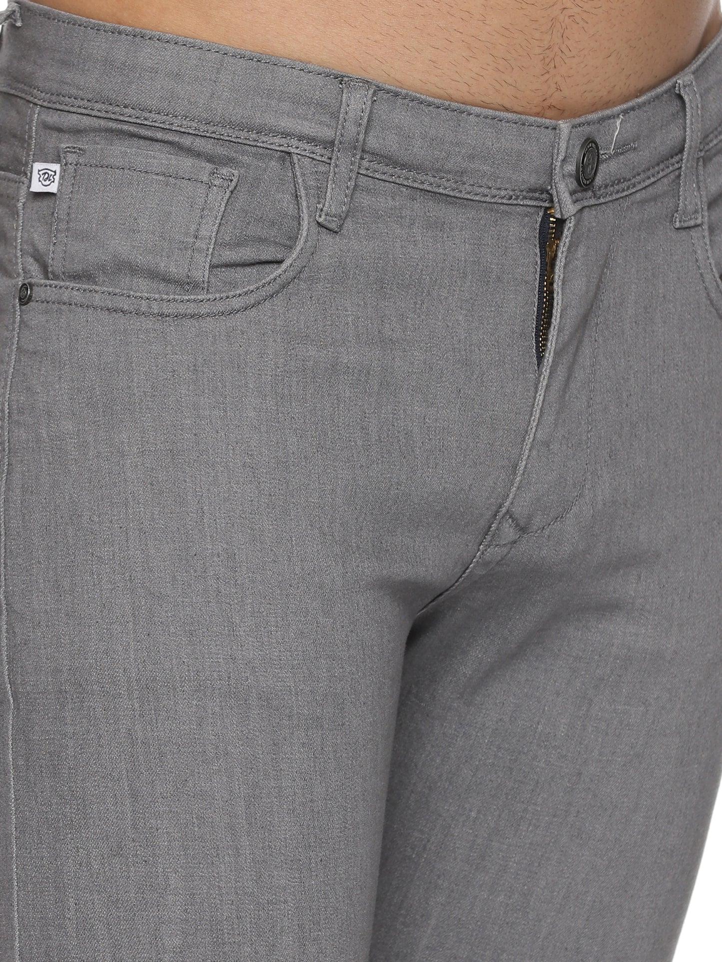 Mens 5 Pocket Midrise Narrow Fit Strech Jeans