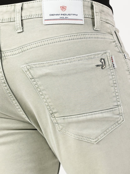 Mens 5 Pocket Midrise Narrow Fit Strech Jeans