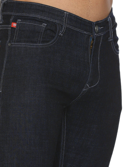 Mens 5 Pocket Midrise Narrow Fit Strech Jeans