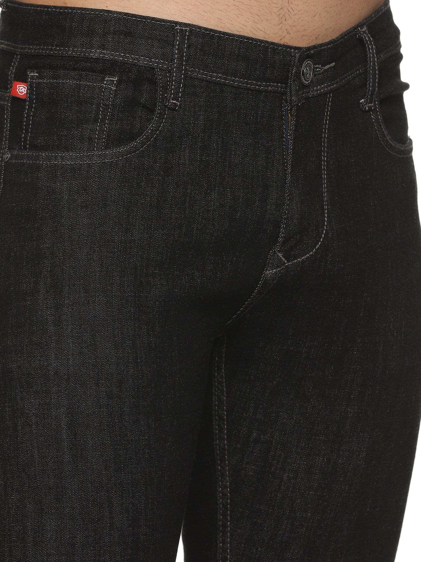 Mens 5 Pocket Midrise Narrow Fit Strech Jeans