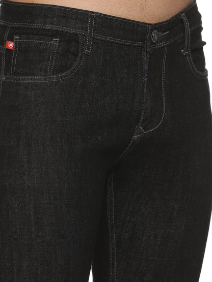 Mens 5 Pocket Midrise Narrow Fit Strech Jeans