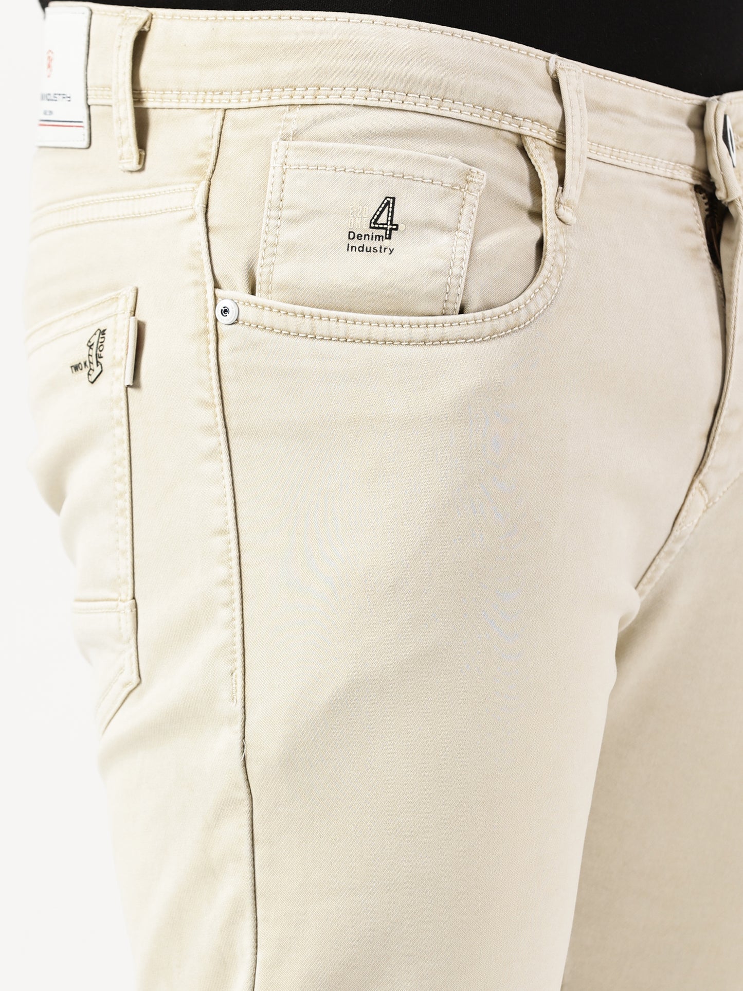 Mens 5 Pocket Midrise Narrow Fit Strech Jeans