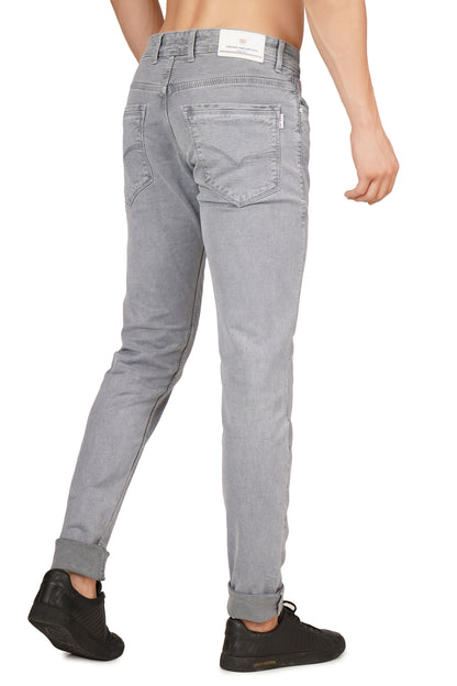 Mens 5 Pocket Midrise Narrow Fit Strech Jeans