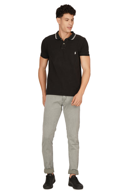Mens 5 Pocket Midrise Narrow Fit Strech Jeans