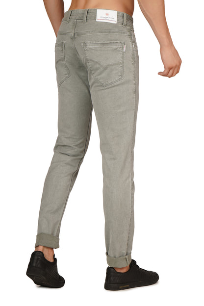 Mens 5 Pocket Midrise Narrow Fit Strech Jeans