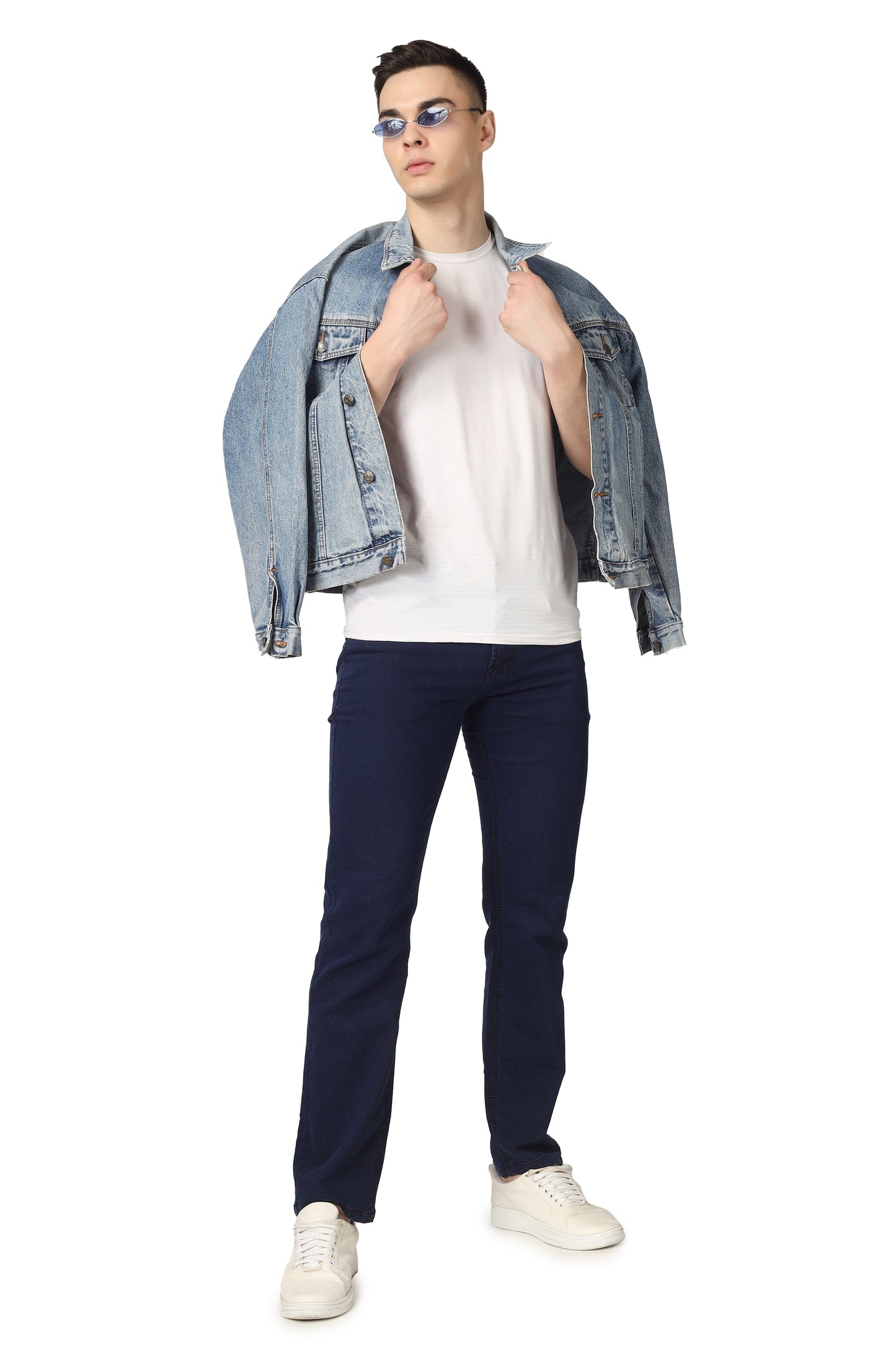 Mens 5 Pocket Midrise Comfort Fit Strech Jeans