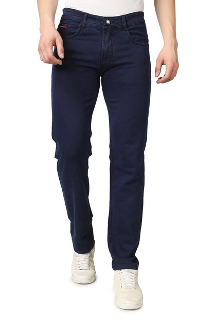 Mens 5 Pocket Midrise Comfort Fit Strech Jeans