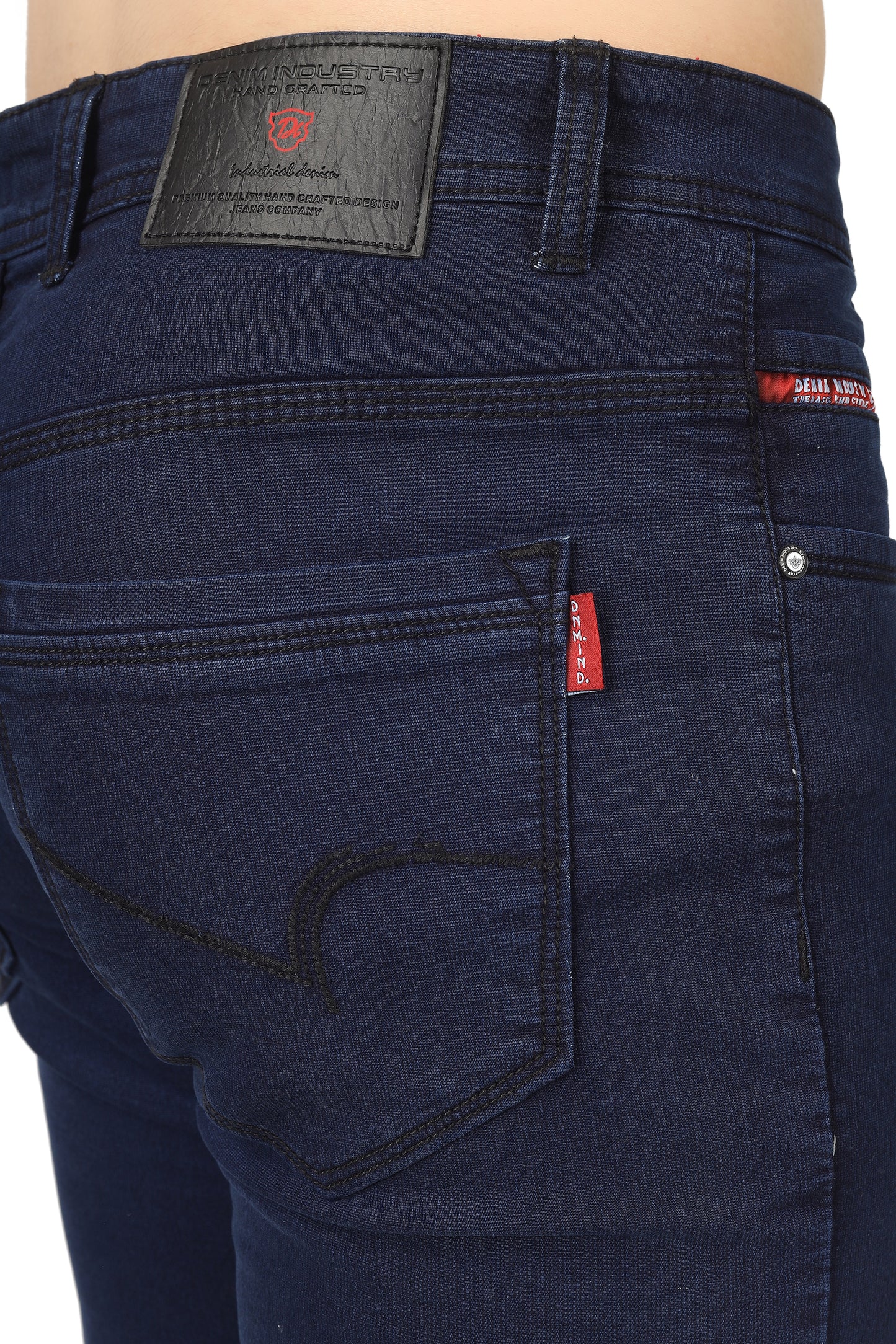 Mens 5 Pocket Midrise Comfort Fit Strech Jeans