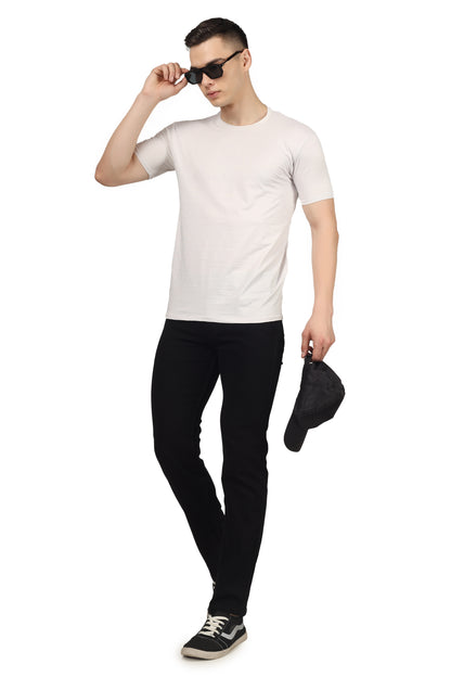 Mens 5 Pocket Midrise Comfort Fit Strech Jeans