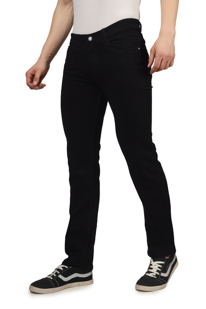 Mens 5 Pocket Midrise Comfort Fit Strech Jeans