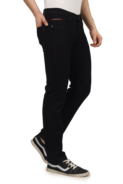 Mens 5 Pocket Midrise Comfort Fit Strech Jeans