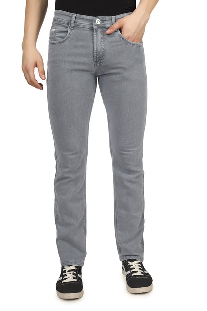 Mens 5 Pocket Midrise Comfort Fit Strech Jeans