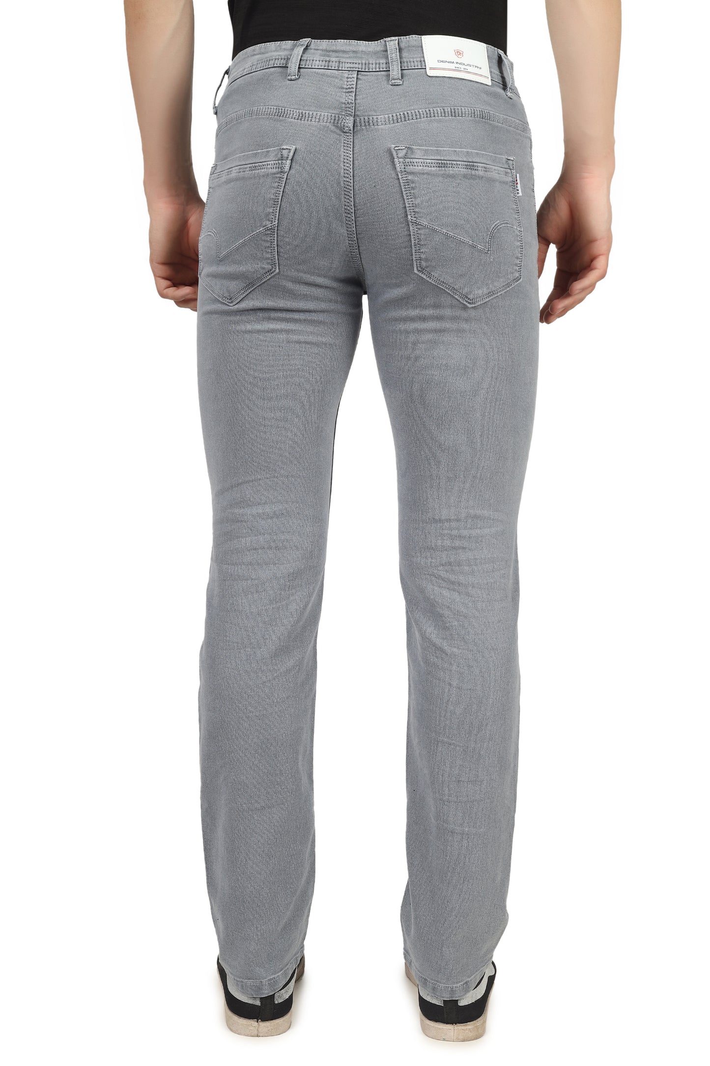 Mens 5 Pocket Midrise Comfort Fit Strech Jeans