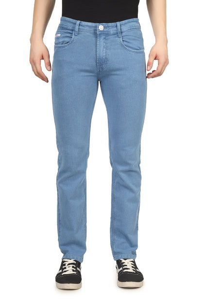 Mens 5 Pocket Midrise Comfort Fit Strech Jeans