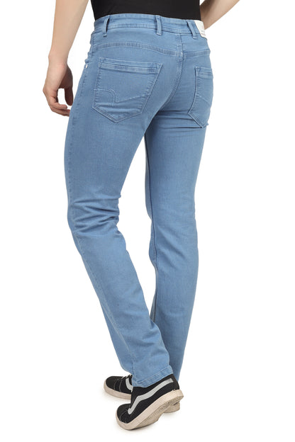 Mens 5 Pocket Midrise Comfort Fit Strech Jeans