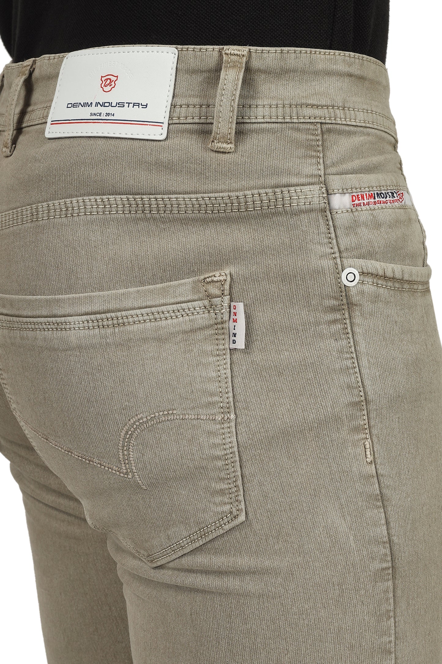 Mens 5 Pocket Midrise Comfort Fit Strech Jeans