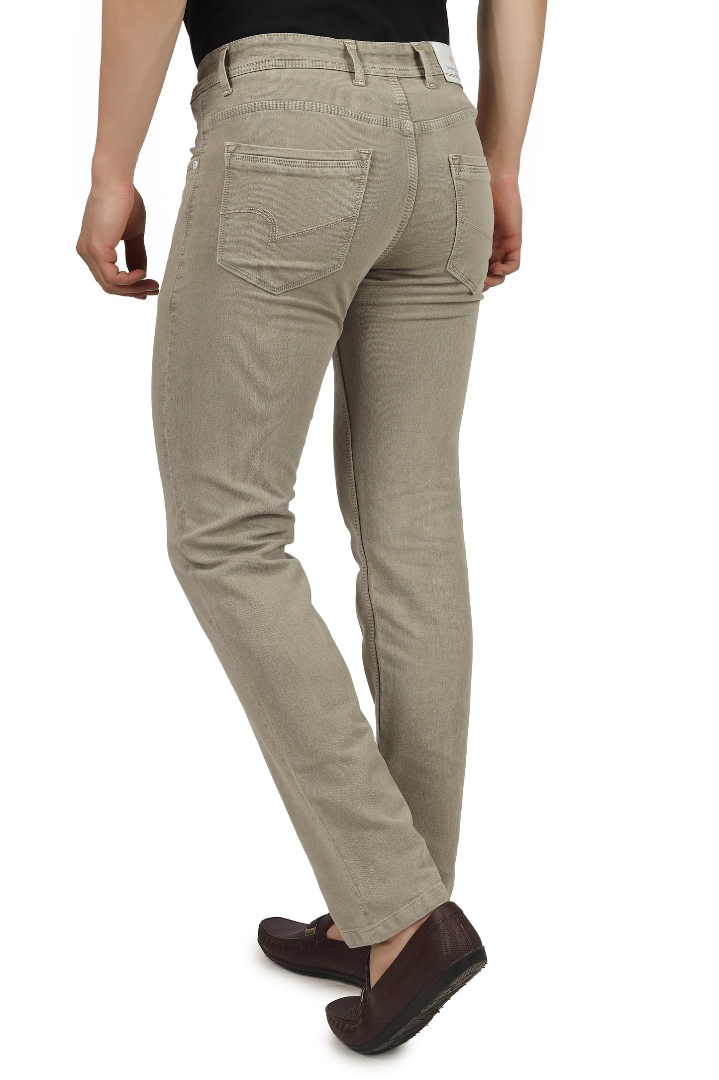 Mens 5 Pocket Midrise Comfort Fit Strech Jeans