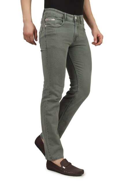 Mens 5 Pocket Midrise Comfort Fit Strech Jeans