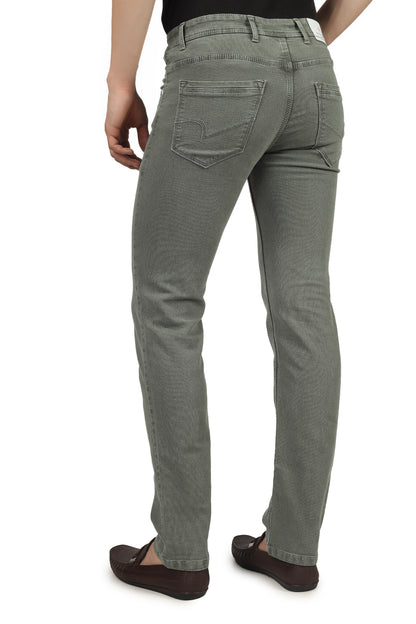 Mens 5 Pocket Midrise Comfort Fit Strech Jeans