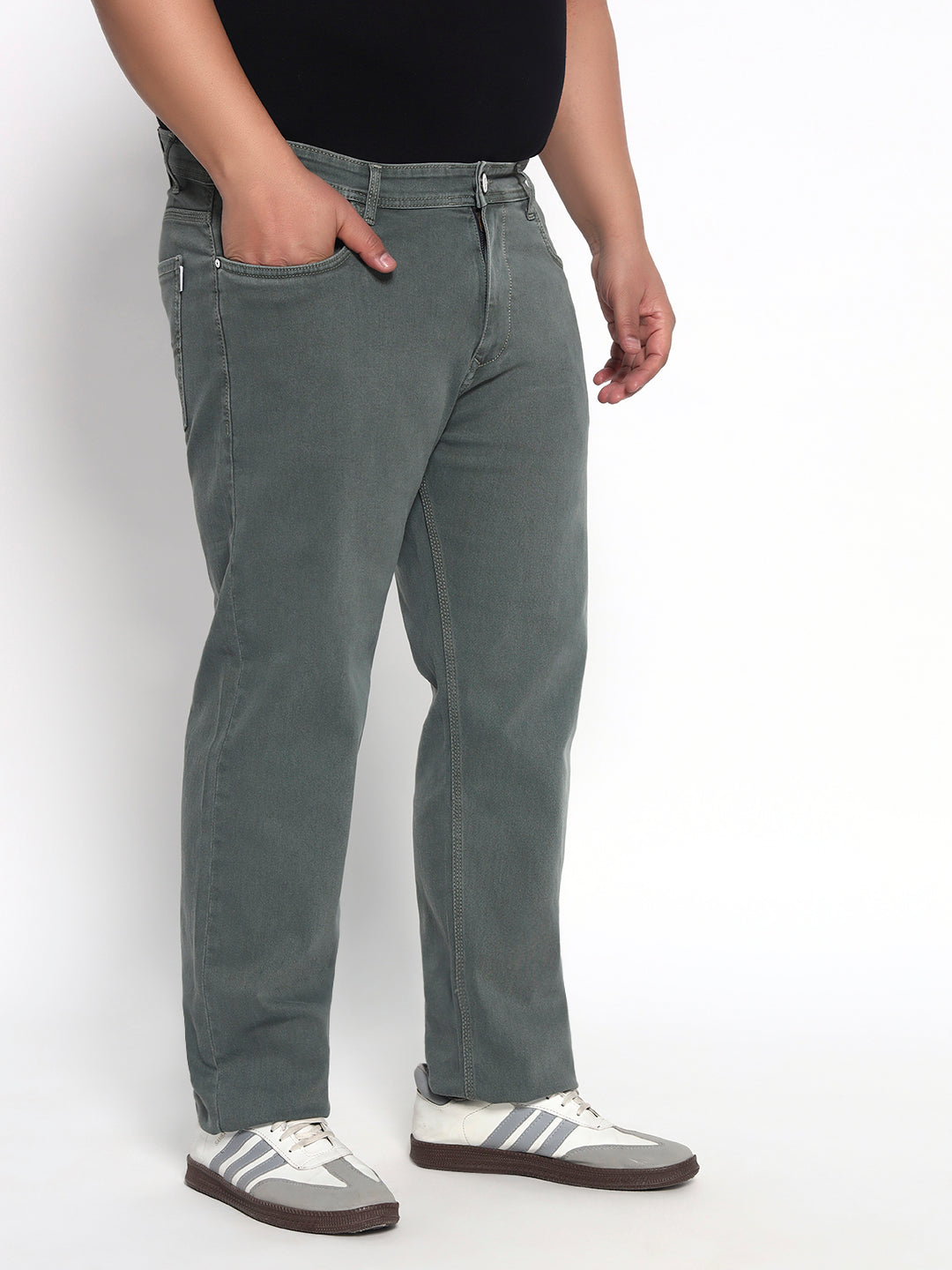 Pistacho Plus Size Midrise Comfort Fit Strech Jeans