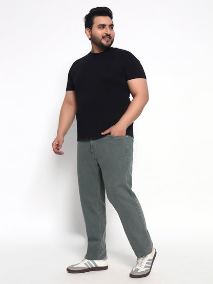 Pistacho Plus Size Midrise Comfort Fit Strech Jeans