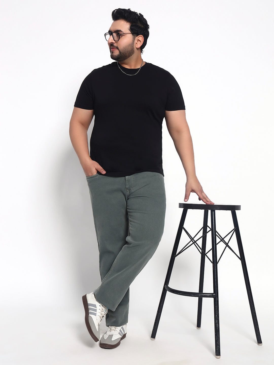Pistacho Plus Size Midrise Comfort Fit Strech Jeans
