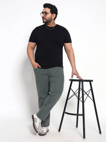 Pistacho Plus Size Midrise Comfort Fit Strech Jeans