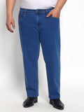 Mild Bleach Plus Size Midrise Comfort Fit Strech Jeans