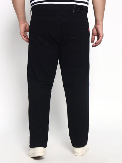 Black Plus Size Midrise Comfort Fit Strech Jeans